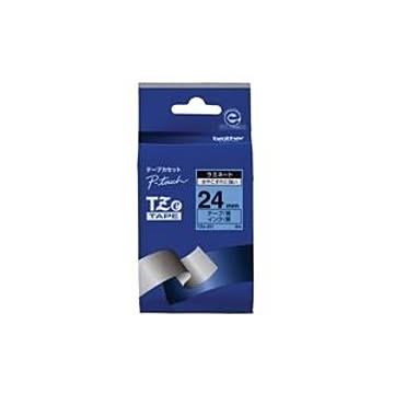 (業務用30セット) brother ブラザー工業 文字テープ/ラベルプリンター用テープ 【幅：24mm】 TZe-551 青に黒文字
