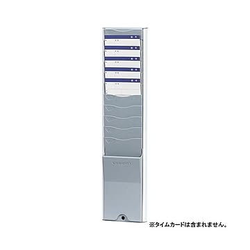 （まとめ） NIPPO タイムカードラック 壁掛タイプ （ABS樹脂製） CR-10N 1台入 【×3セット】