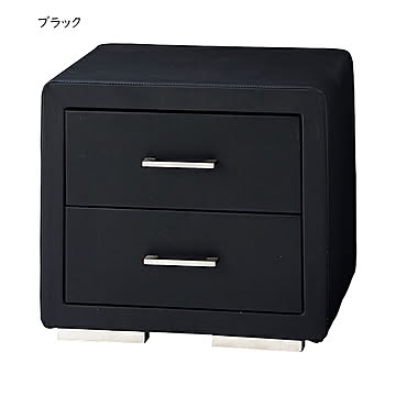 ベッドサイドテーブル 完成品 BA-33-V 幅490x奥行415x高さ425mm 桜屋工業