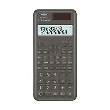 （まとめ）カシオ 関数電卓 10桁2行ハードケース付 FX-290A-N 1台【×5セット】