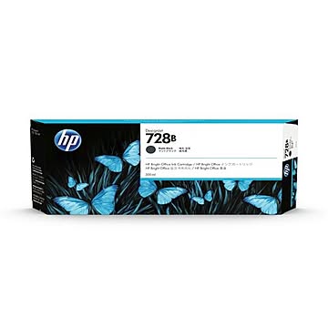 HP（Inc.） HP728B インクカートリッジ ブラック 300ml 3WX30A