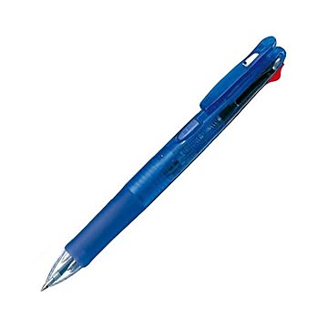 （まとめ） ゼブラ クリップオンG 4色ボールペン 0.7mm 青 【×20セット】