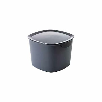 ACT WORK'S ティディ 10L 収納ケース スタッキング グレー CE-666-201