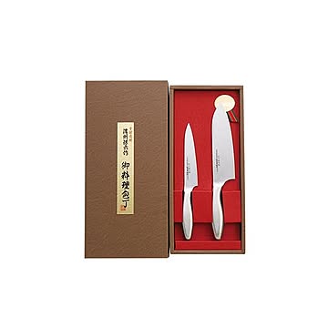 濃州孫六作料理包丁2点セット HG2002【代引不可】【送料無料】