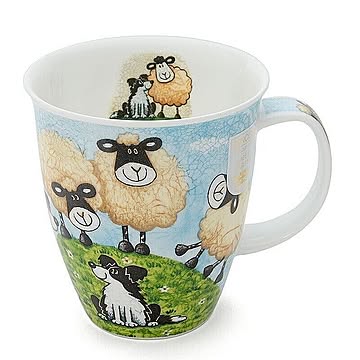 ダヌーン マグ NEVIS 丘の上の仲良し3兄弟 SHEEPIES HILLTOP Dunoon Mug