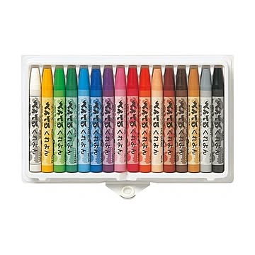 (まとめ) ぺんてる くれよん 16色(各色1本) PTCR-16 1箱 【×30セット】