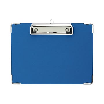 TANOSEE 用箋挟 B4ヨコ ブルー 1セット（20枚）