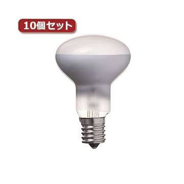 （まとめ）YAZAWA ミニレフ球 R50 E17口金 50W10個セット RF501750X10【×2セット】
