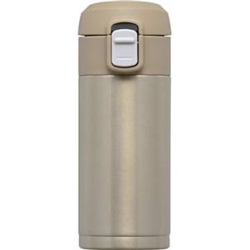 30個セット スリム ステンレスボトル/水筒 200ml ゴールド 幅約5.8cm ワンタッチ栓 保温 保冷対応 『オミット』