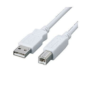 まとめ エレコムフェライトコア内蔵USB2.0対応ケーブル Aオス-Bオス ホワイト 3.0m USB2-FS3 1本 ×10セット
