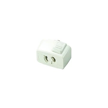 YAZAWA 5個セット ライティングダクト用 抜け止コンセントプラグ ホワイト SF6013WHX5