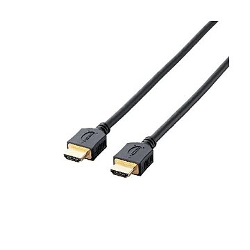 (まとめ)エレコム イーサネット対応HIGHSPEED HDMIケーブル GM-DHHD14ER20BK×2セット