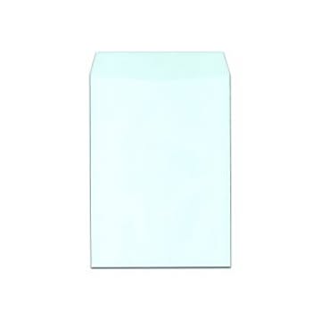 キングコーポレーションカラークラフト封筒 角2 85g／m2 〒枠なし ミズ 業務用パック 080412 1箱（500枚）