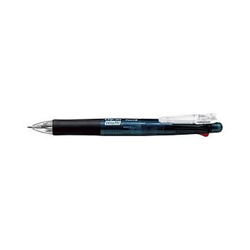 （まとめ） ゼブラ クリップオンマルチ 4色ボールペン0.7mm（黒・赤・青・緑）+シャープ0.5mm 黒 【×10セット】