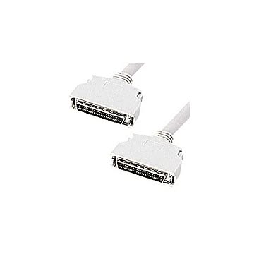 (まとめ)サンワサプライ SCSIケーブル KB-SPP06K×2セット