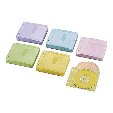 エレコム Blu-ray・CD・DVD対応不織布ケース 2穴 CCD-NBWB240ASO 管理No. 4953103489271