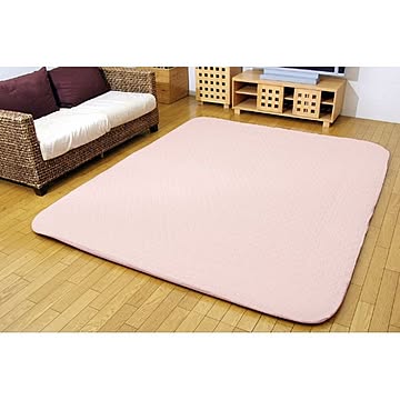 アルフ ボックスタイプ 敷カバー 190×240cm ピンク インド綿洗える