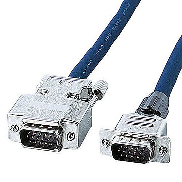サンワサプライ　CRT複合同軸ケーブル5m　KB-CHD155N 管理No. 4969887843321