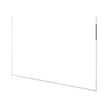 tower タワー(山崎実業) 折り畳み伸縮物干し２段ハンガー Foldable And Extendable Clothesline, 2-Tier Hanger 部屋干し 物干しスタンド 物干し竿