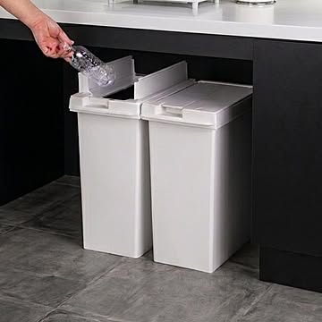 新輝合成 両開きスリムダストボックス 33L