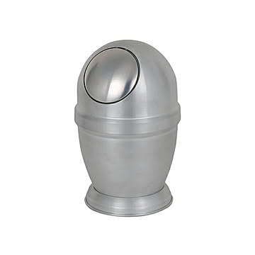 ゴミ箱 ALUMINUM DUST BIN SATIN FINISHED S NB-0629SST H245mm φ155mm ダルトン