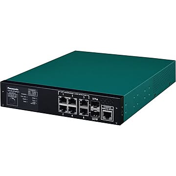 パナソニックLSネットワークス 6ポート PoE給電スイッチングハブ GA-ML4THPoE+ PN260494