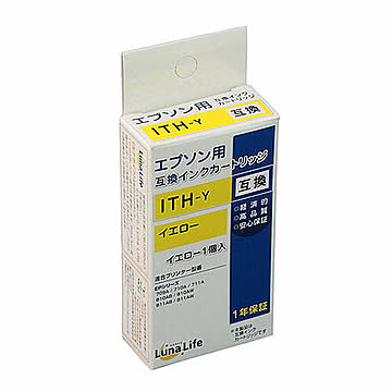 エプソン用 互換インクカートリッジ ITH-Y イエロー LNEPITH-Y 管理No. 4582458926768