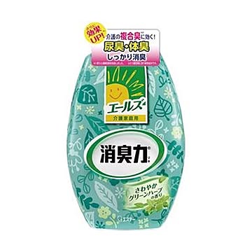 （まとめ）エステー エールズ 消臭力 部屋用グリーンハーブ 400ml 1個【×20セット】