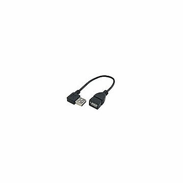 変換名人 USB Atype左L20cm延長 黒 USBA-CA20LL/BK 管理No. 4573286592027
