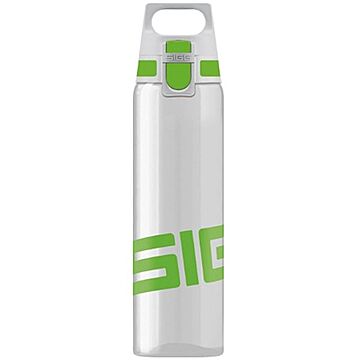 SIGG ワンタッチ式トライタン製ボトル トータルクリア ワン（グリーン 0．75L）