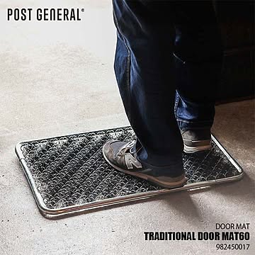 POST GENERAL ポストジェネラル TRADITIONAL DOOR MAT60 トラディショナル ドアマット60 982450017 玄関マット ブラシマット 汚れ落としマット レトロ