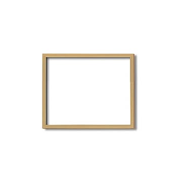 デッサン額縁/フレーム 【八ツ切サイズ 303×242mm】 木地 壁掛けひも付き 化粧箱入り 5767