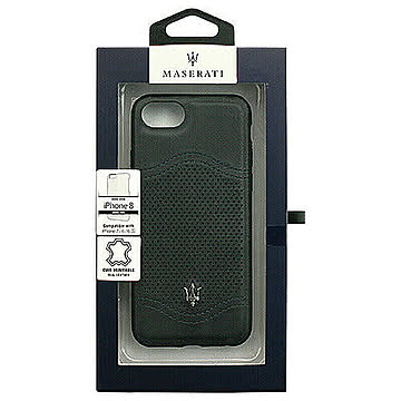 MASERATI 公式ライセンス品 iPhone8/7/6s/6専用 本革バックカバー MAGALHCI8NA 管理No. 4526397968496