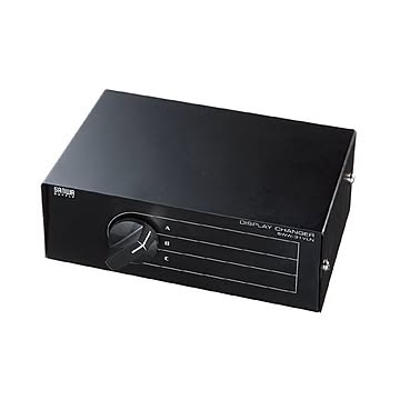 (まとめ)サンワサプライ ディスプレイ切替器(3回路) SWW-31VLN×2セット