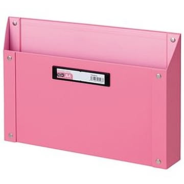 （まとめ） TANOSEE マグネットボックス（貼り表紙） A4サイズ【×4セット】