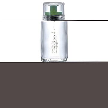 スリムな耐熱ガラス製ドレッシングボトル - グリーン