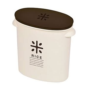 12個セット 米びつ/ライスストッカー 5kg用 計量カップ 取っ手付き ライスボックス RICE お米袋のままストック