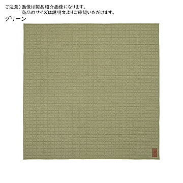 萩原 ココン スウェットラグ 洗濯機洗い可能 約190×240cm グリーン