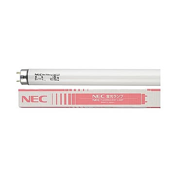 NEC ライフライン 蛍光ランプ 直管グロースタータ形 白色 15W形 FL15W 4K-L 1パック 4本 ×10セット