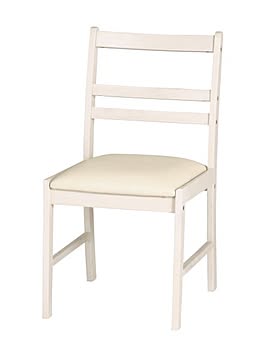 UTILITY 弘益 MIGNON-C41 チェア ミニヨン 幅41cm 奥行50cm 高さ79.5cm SH42.5cm 組立式 天然木ラバーウッド PVC張り 送料込み
