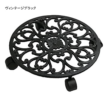 プランタースタンド キャスター付 デーコル IF-N0037 幅350x奥行350x高さ70mm 住まいスタイル