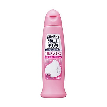 （まとめ）ライオン CHARMY泡のチカラ手肌プレミアム 本体 240ml 1本【×20セット】