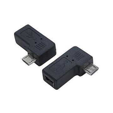 変換名人 変換プラグ USB mini5pin→microUSB 右L型 USBM5-MCRLF