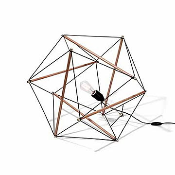 TENSEGRITY FLOOR LIGHT [L] テンセグリティ フロアライト ラージ AMP-L051 AMP-L052フロアランプ フロア照明 LED対応 E26 〜40W×1
