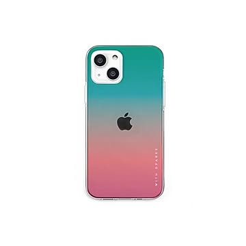 dparks ソフトクリアケース for iPhone 13 mini グラデーション アップルミント DS21115i13MN
