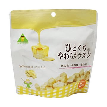 東京ファインフーズひとくちやわらかラスク ホワイトチョコ HW32 1ケース（32食）
