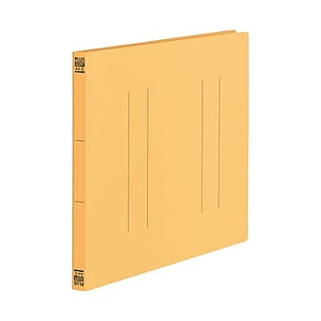 （まとめ）プラス フラットファイル縦罫A4E No.022NT YL 10冊×30セット