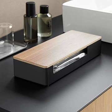 山崎実業 蓋付きアメニティ＆小物収納 リン RIN