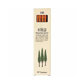 （まとめ） トンボ鉛筆 エコ鉛筆木物語 HBLA-KEAHB 1ダース（12本） 【×10セット】