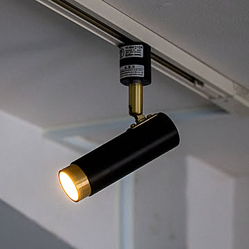 gram eight ノーシュ 1灯 LEDスポットライト ブラック